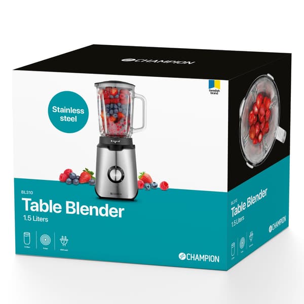 Blender 1,5L 600W lasikannu BL310 ruostumaton