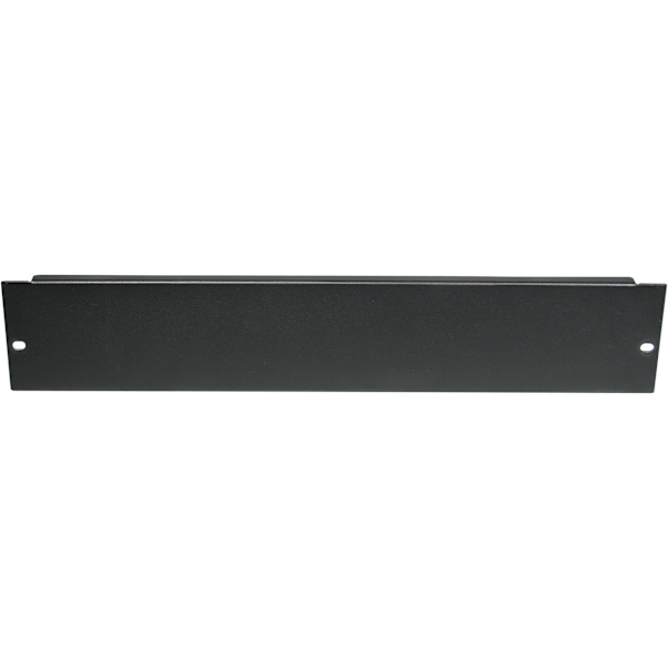 Cover panel, 2U, 19" , black