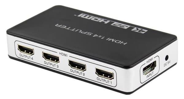 HDMI Splitter 1x4 / 4K @ 30Hz / 3D