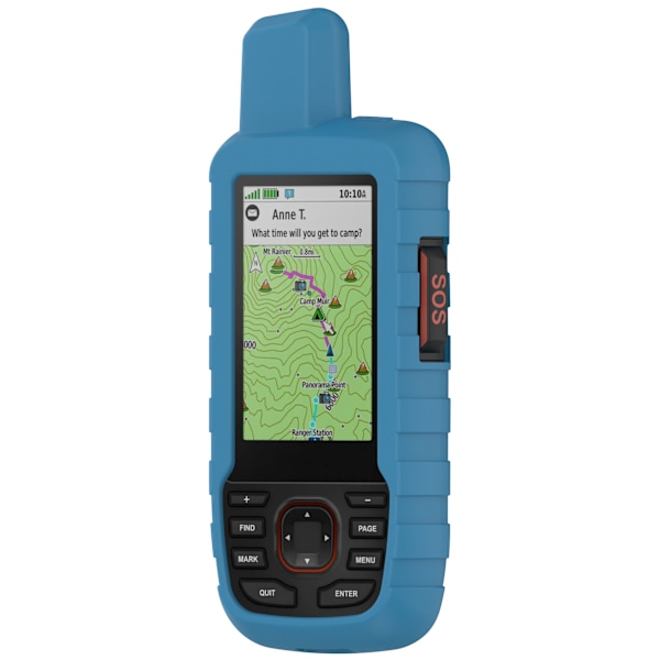 Fodral i Silikon för Garmin GPSMAP 66i 67i Blå