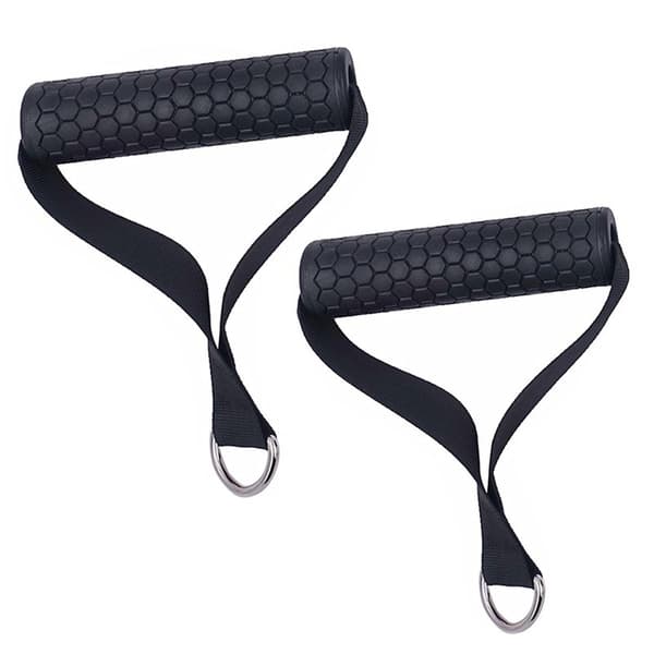 2-pack motståndsbandshandtag Träningsbandshandtag för pull-up-träning Black Black