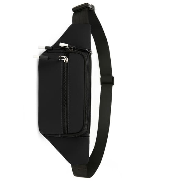 Moderne Crossbody-bæltetaske til kvinder Black Black