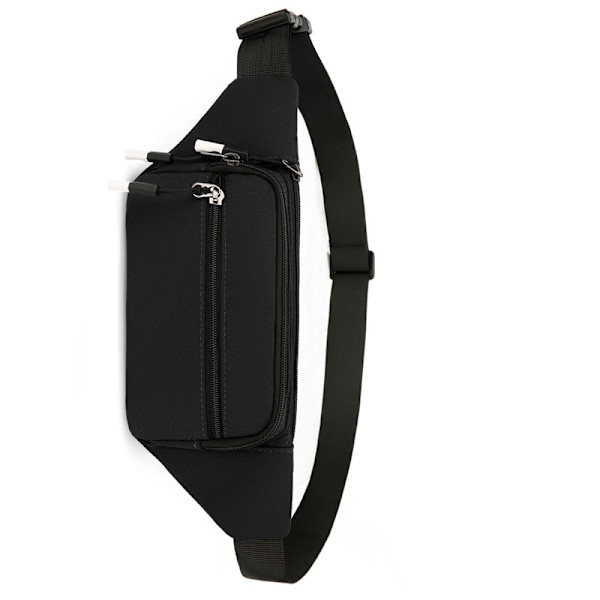 Naisten muodikas crossbody-vyölaukku Musta