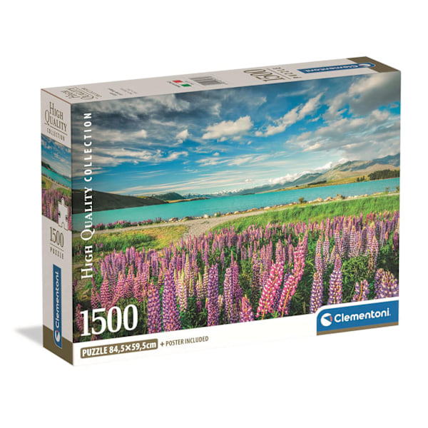 Palapeli 1500 Pcs CB High Quality Collection Lupins At Lake Tekapo