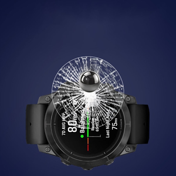 Skärmskydd i härdat glas för Smartwatch (2-pack) Garmin Epix Pro (Gen 2) 51 mm