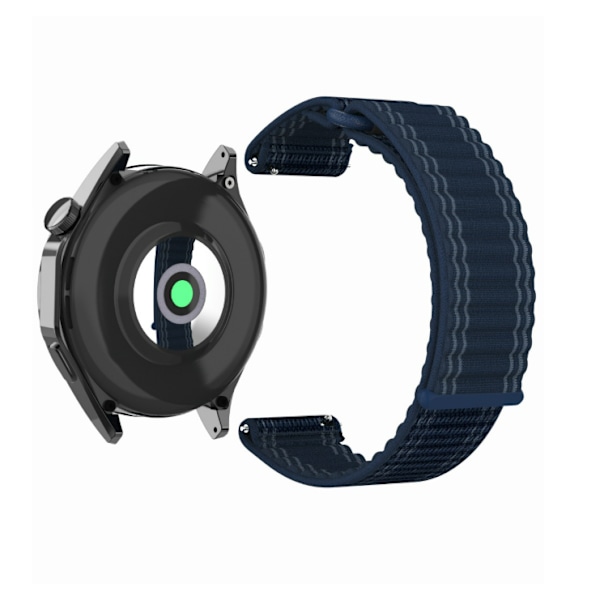Huawei GT5/GT4 46mm Nylon Watch Strap Blå