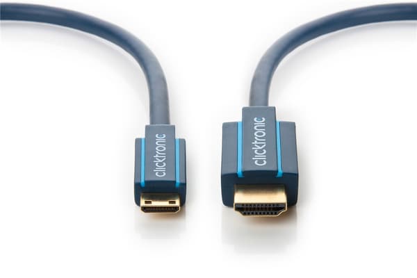 Mini HDMI™ -sovitinkaapeli Ethernetillä