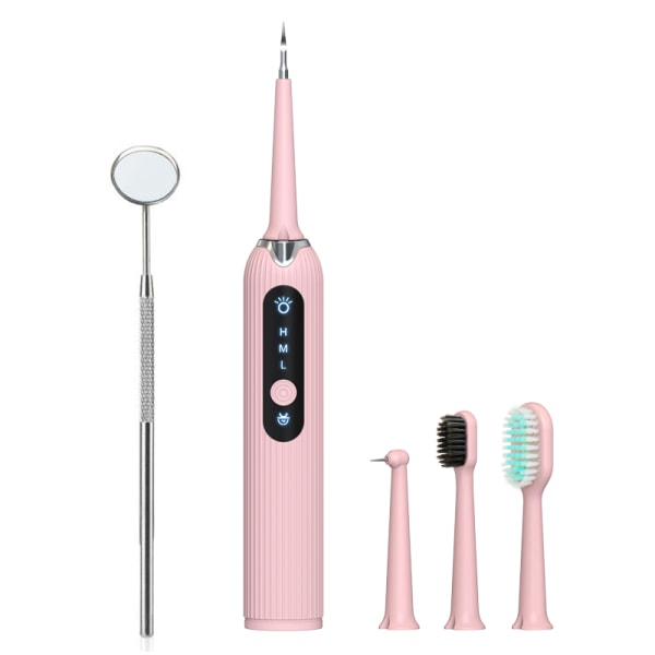Sähköinen hampaidenpuhdistussarja, 8 osaa Vaaleanpunainen