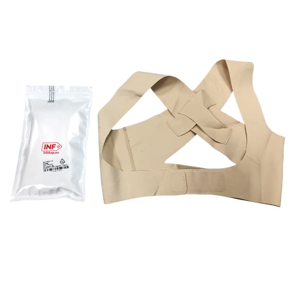 Ryggstöd för Hållningskorrigering Beige M Beige M