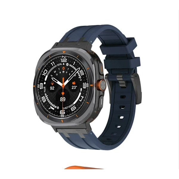 Samsung Watch Ultra nestemäinen silikonihihna Sininen