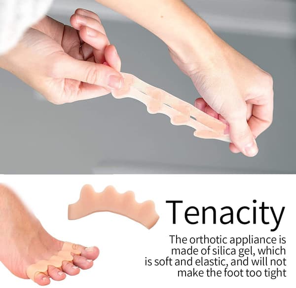 Tåskiller til Hallux valgus 1 par Beige Beige