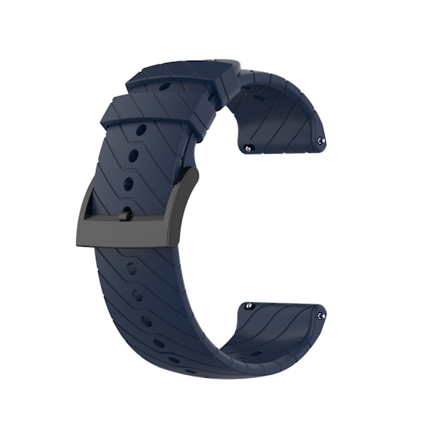 Silikontwill förlängd modell klockarmband för Garmin Forerunner 22mm Grå