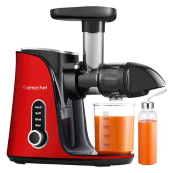 AMZCHEF GM3001-RD sakta juicepress (röd)