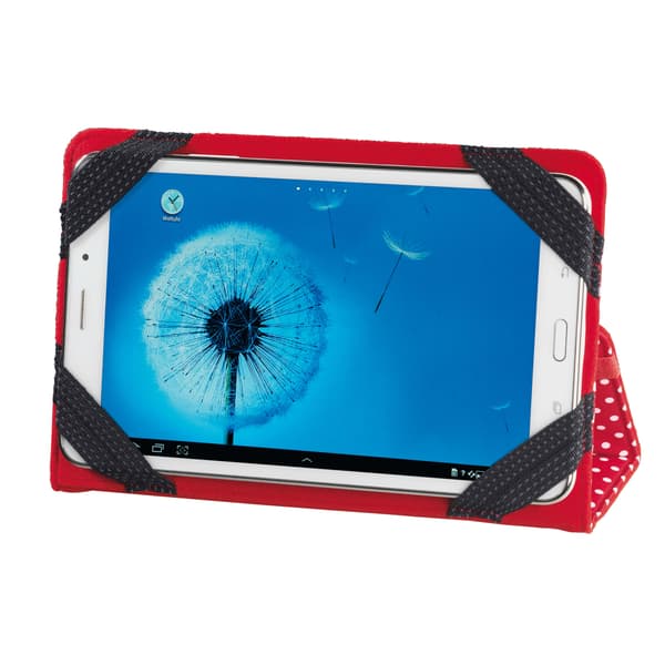 Tabletfodral Polka Dots Röd - Universal 8"