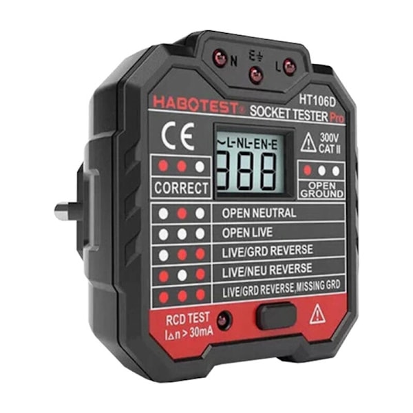 Sockeltestare med digital display Habotest HT106D