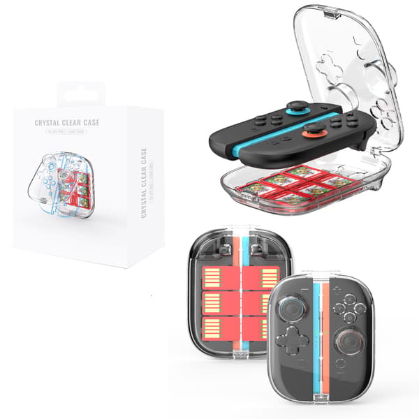 Kristallklart skyddsfodral för Switch 2-kontroller