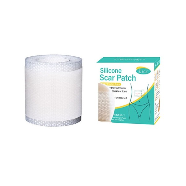 Ärrtejp - Silikonärrark Matt transparent färg 1 m