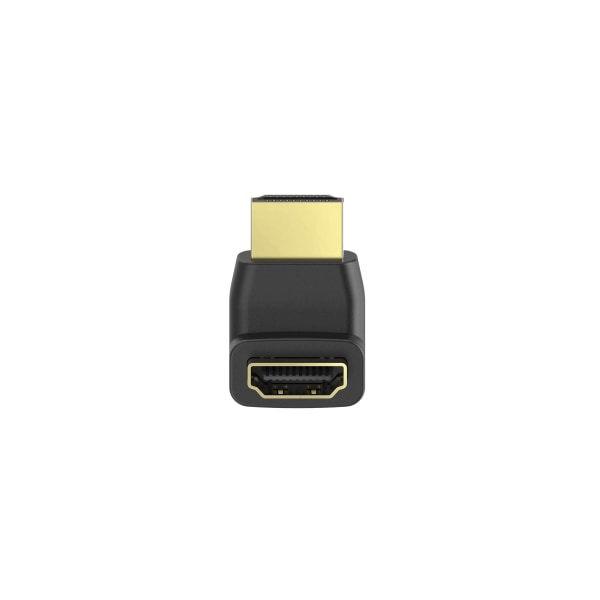 HAMA Adapter HDMI Vinklad Ned Hona-Hane Guld Svart