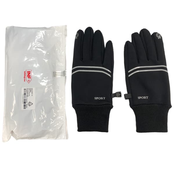 Varma Vatten- och Vindtäta Skidhandskar Black Black