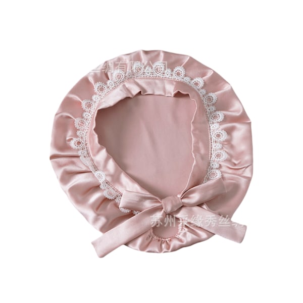 Justerbar Sovmössa i Silke Pink Pink