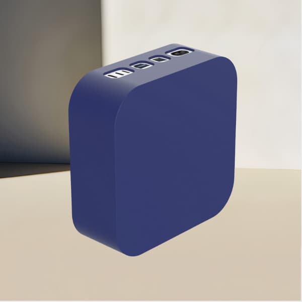 Snyggt silikonskal för Mac Mini M4/Pro Blue Blue