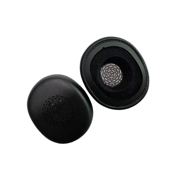 Udskiftnings ørepuder til Jabra Evolve 10, bløde ørepuder i proteinlæder, sort, kompatible med Jabra Evolve 10 headset