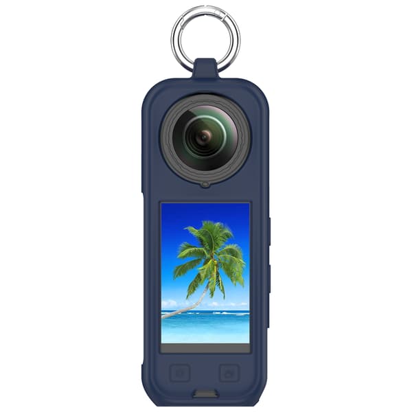 Insta360 X5 Silikonfodral: Fullständigt skydd & Linsskydd Blue Blue