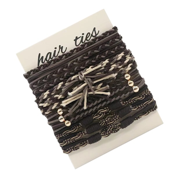 Bohemiska flätade hårband - 12-pack Modell 6