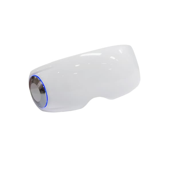 Hvid Dot Vibrations Øjenmassager: Varme, Vibration & Bluetooth-musik til øjenpleje