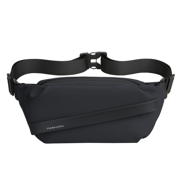 Let og rummelig Crossbody-taske Sort