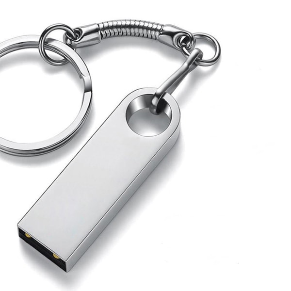 64GB USB 2.0 flashminne Silver Silver