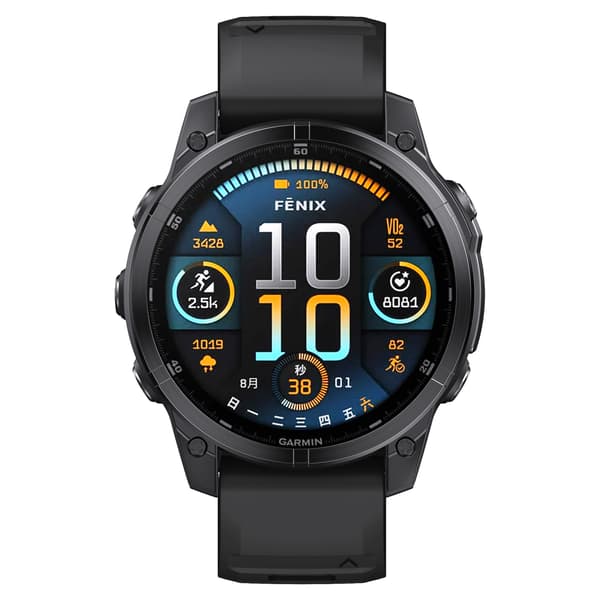 Garmin Fenix 8 Quick Release Strap Black + gray dots 47 mm Black + gray dots 47 mm