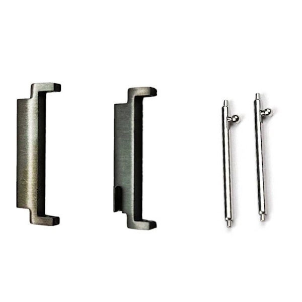 Universal Svart Klockarmbandsanslutning 22mm till 22mm Adaptrar