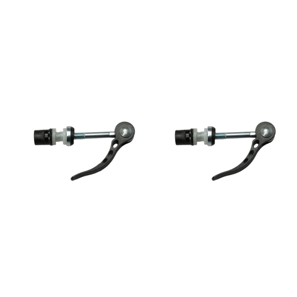 2 st Cykelbarnstol Vikbar Aluminiumlegering Snabbkopplingsspak Svart