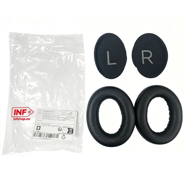 Fåreskinds ørepuder 1 par Black Bose NC700 Black