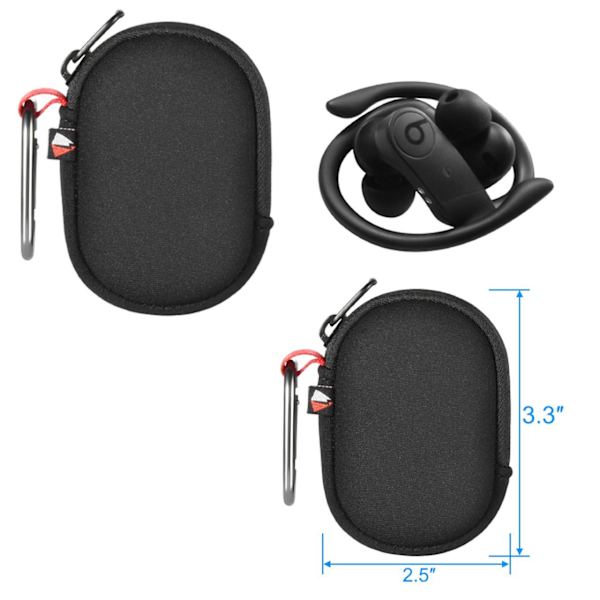 Høretelefonetui til AirPods Pro, Huawei og Xiaomi - Sort