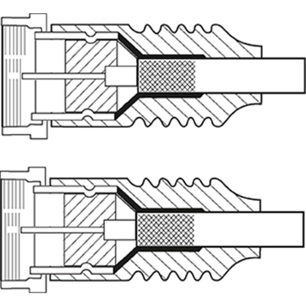 Goobay SAT-antennkabel (80 dB), dubbelskärmad