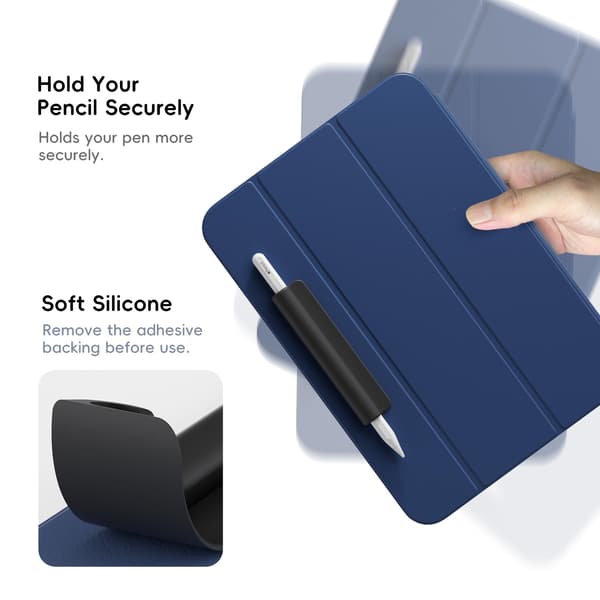 Silikoninen kynäteline Apple Pencilille (USB-C) Harmaa