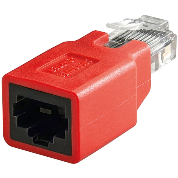 RJ45 crossover modulär adapter, CAT 5e