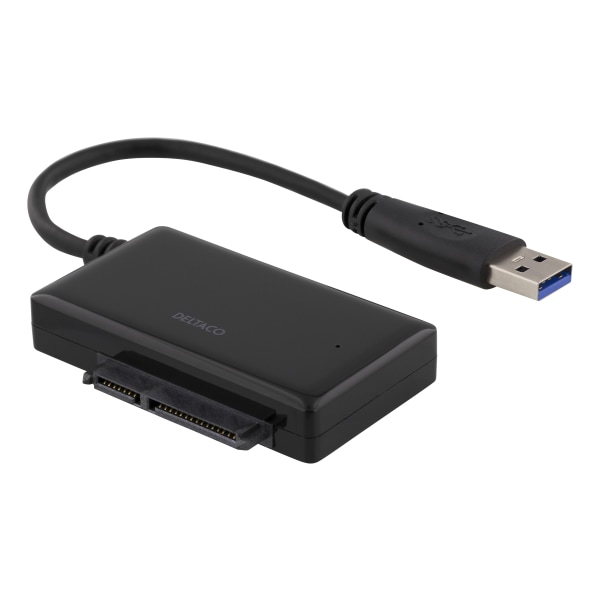 USB 5 Gbit/s till SATA 6 Gb/s adapter, för 2,5" HDD, svart