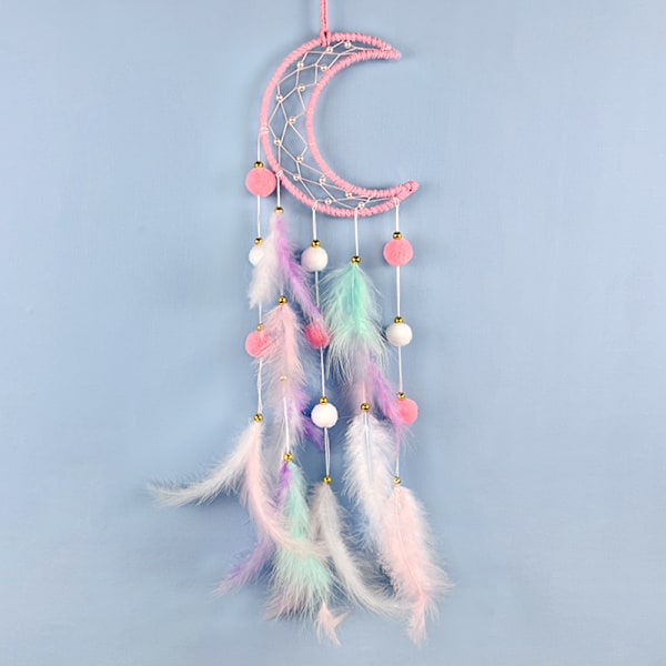 Månedrømfangervægophæng, Boho Chic soveværelsesindretning