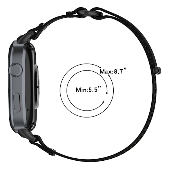 Huawei Watch D2 Trail Loop -ranneke Musta + harmaa