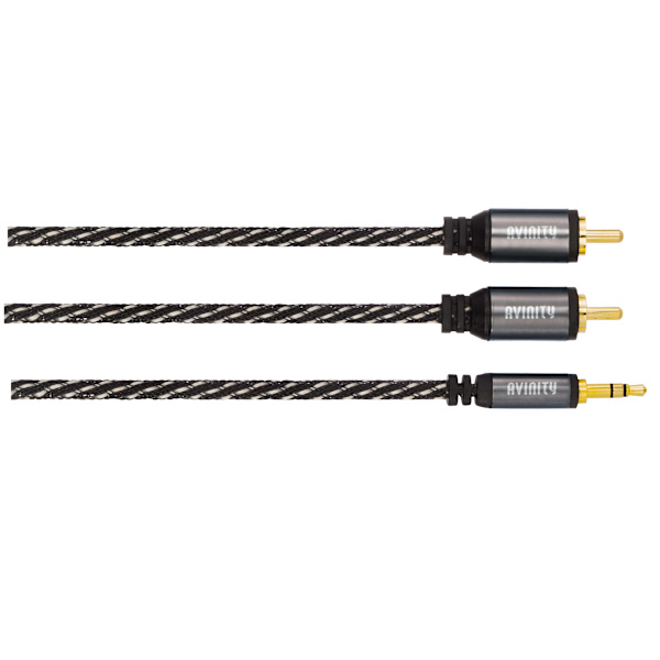 AVINITY CLASSIC Kabel 2xRCA-3.5mm Klass 5 0.5m