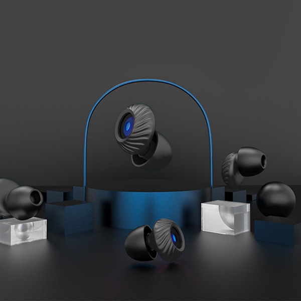1 par Bullerreducerande Öronproppar Black Black