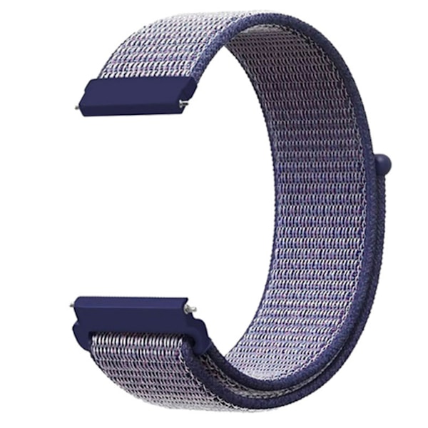 Nylon Klockarmband för Samsung Watch 4/5/6 & Huawei GT4 Blå 22 mm