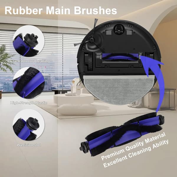 Reservdelssats för Eufy RoboVac X8/X8 Hybrid Robotdammsugare