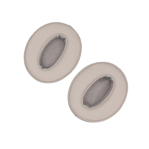 Öronkuddar i champagnefärgat proteinläder (enkla) - 2-pack