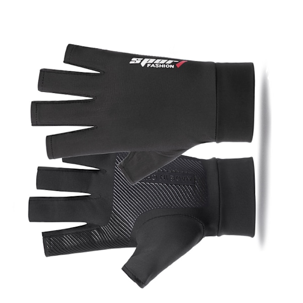 SPORT Halvfingerhandsker - Ultimativt Performance Udstyr Sort