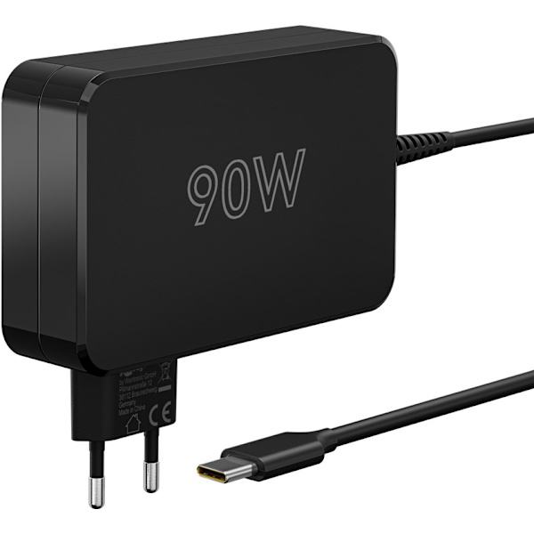 USB-C™-laddare för laptops (90 W) svart