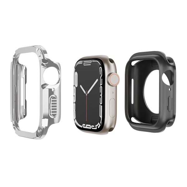 Kellokotelo Apple Watch S10:lle Hopea M